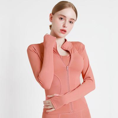 China HQSLP Breathable Yoga Jackets Yoga Jackets Yoga Tops With Jackets for sale