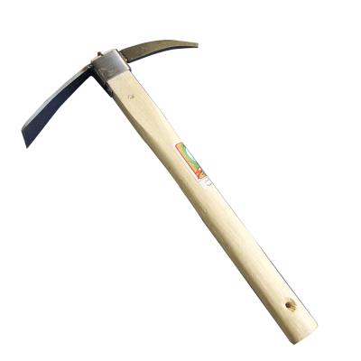 China AGRICULTURE GARDEN DIGGING Fork Carbon Steel Garden Farm Dual Purpose Small Digging Hoe for sale