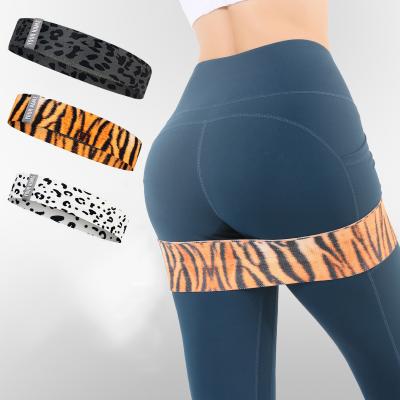 China Logo Butt Hips Trainer Elastic Exercise Gym Equipment Durable Latex Bands Best Exercises Band for sale