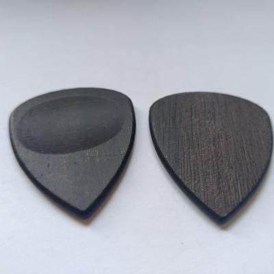 China Plucking string instruments low price ebony wholesale guitar picks custom/wooden guitar plectrum accessories for sale