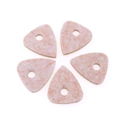 China GUITAR Factory Direct Customized Bass Wool Rectangular Ukulele /Guitar/ Picks Can Carve LOGO for sale