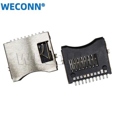 China Professional PCB Manufacturer 1.9H SD TF Card Connector Increase Size Board Socket Micro Push Button Connector For SMT for sale