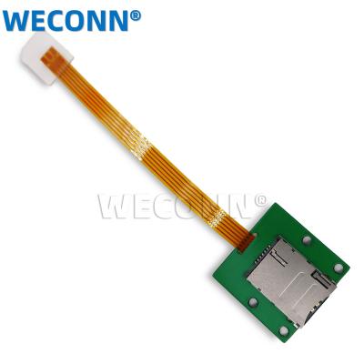 China GPS Factory Supply GSM CDMA UIM Standard SIM Card Kit Male To Female External Extension FPC Cable Soft Flat Line For Mobile Phone for sale