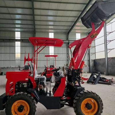 China Mini Wheel Engine Diesel Electric Backhoe Loader Earth Moving Concrete Sand Loader For Sale To Canada USA Europe Italy Germany Spain for sale