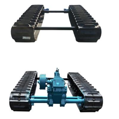 China Construction Machinery Aowei Crawler Undercarriage Track Drive Systems Rubber Chassis for Excavator, Drilling, Mining, Screening Machine for sale