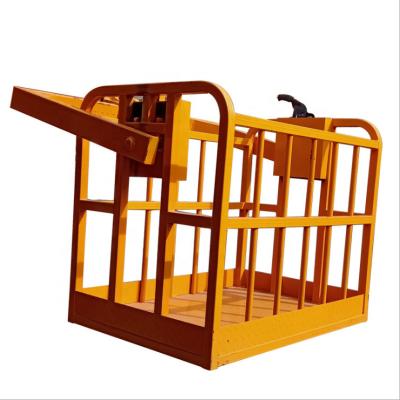 China Hotels Crane Truck Car Support Man Basket Frame Box Table Working Platform For High Sky Aerial Work for sale