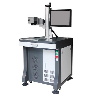 China Small Volume Best Price Fiber / CO2 Flying Laser Marking Machine For Industrial Laser Printers In China for sale