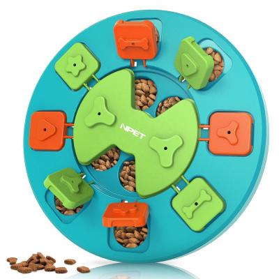 China Eco Friendly Dog Snack Dispenser Level 2 Food Treat Puzzle Training Games Dog Slow Feeder Pet Feeders Food Storage for sale