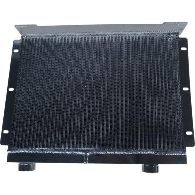 China Heat Transfer Cooling Cheap Price Industrial Air Cooler Screw Oil Cooler Compressor Oil Cooler Hydraulic Fan Type With Fan for sale