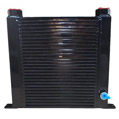 China Heat Transfer Cooling Good Sale After Cooler Fan Oil Cooler Hydraulic Screw Air Compressor Air Cooled Oil Cooler for sale