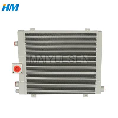 China Heat Transfer Screw Air Compressor Oil Cooler Air Oil Cooler Radiator Cooling Manufacture for sale