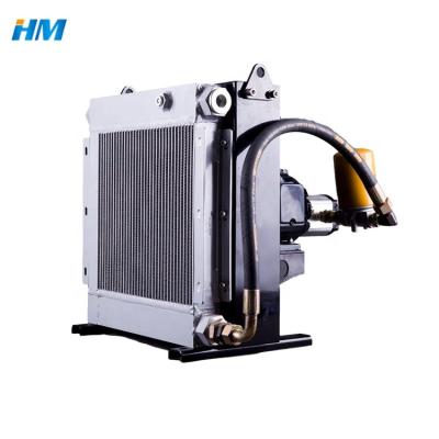 China Heat Transfer Cooling Air Cooled Radiator Oil Cooler Independence Aluminum Radiator With Pump for sale