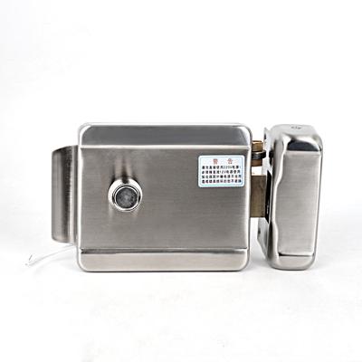 China Top Quality Easy Installation Mechanical Inside And Outside 304 Stainless Steel Electrical Electronic Rim Lock for sale