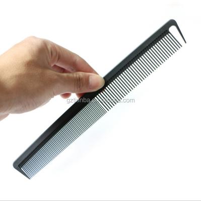 China Salon Professional Carbon Fiber Hair Comb High Temperature Resistant Carbon Hair Comb for sale