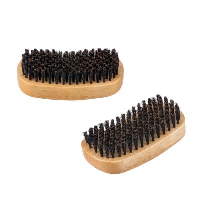 China TIANBA Barber Boar Bristle 360 ​​Curve Black Nondisposable Beard Wave Hair Brush for Wave 360 for sale