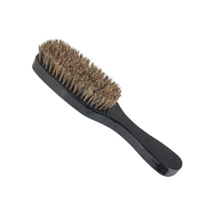 China Barber Equipment Custom Soft Mens Nondisposable Wave Curve Hair Brush for Undercut Beard for sale