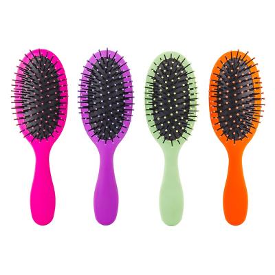 China Nondisposable Wholesale Salon Hairdressing Hair Extension Scalp Comb ABS Hair Detangler Tangle Knot Hairdressing Brush On Sale for sale