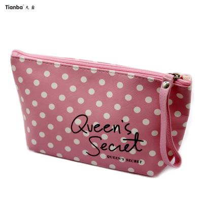 China Fashion Vegan Leather Cheap Wholesale Small Travel Waterproof Makeup Bag On Sale for sale