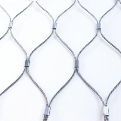 China Zoo Animal Cages Protective Stainless Steel Wire Rope Mesh Anti Corrosion for sale