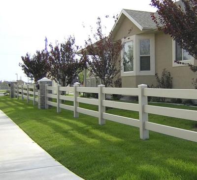 Cina Materiale 100% vergine Durable 2rails 3rails PVC Paddock Horse Fence Ferma in vendita