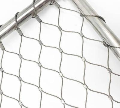 China High Strength Decorative Hand Woven Stainless Steel Rope Mesh for sale