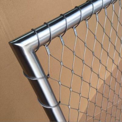 China Premium 304 Stainless Steel Wire Rope Safety Net For Security Fencing for sale