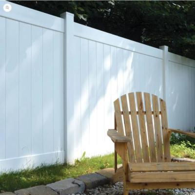 Cina 6ft giardino esterno bianco PVC Vinyl Privacy Fence Panel economico in vendita