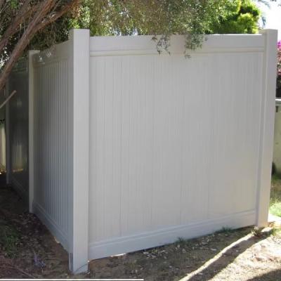 China Customized Outdoor 6x8 Ft White Privacy Vinyl Fence For Backyards for sale