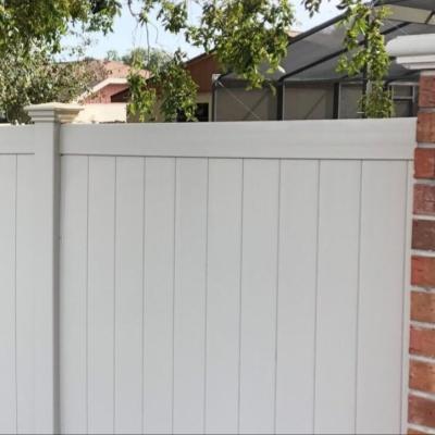 Cina American Style Vinyl Privacy Fence 6x8ft For Yard And House Wall in vendita