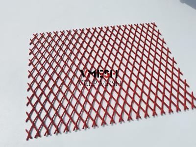 China architectural facade design mesh cladding PVDF decorative Aluminum Expanded Mesh for sale