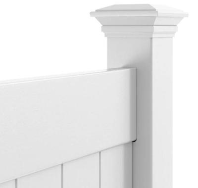 Cina Giardino esterno bianco PVC in plastica Vinyl Recinzione di privacy in vendita