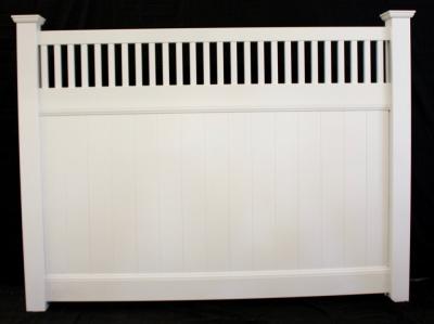 Cina Protezione della privacy ambientale virgina Pvc Plastic Vinyl Fence For Yard in vendita