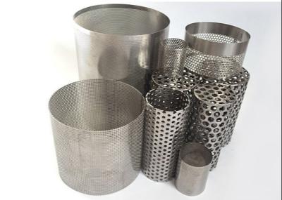 China Metall-Mesh Galvanized Anodized Perforated Filter-Rohr Velp Zylinder durchlöchertes zu verkaufen