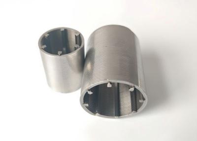 China 4-10mm V Shaped Wedge Wire Screens Cylinder 25 Micron Slot for sale