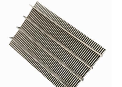 China Flange soldada do entalhe do mícron 0.02mm de Johnson Wedge Wire Screens 100 à venda