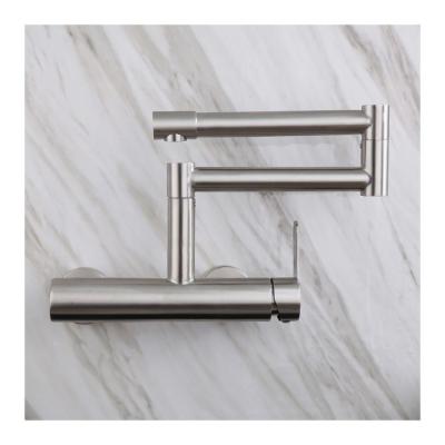 China Electric Faucets 304 Stainless Steel Single Handle Folding Wall Mounted Kitchen Faucets For Kitchen for sale