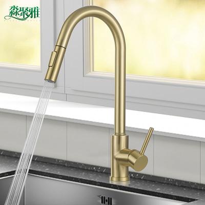 China Sense Faucets Pull Down Faucet Pull Down Kitchen Faucet Sprayer Touch Sensor Touch Kitchen Faucet for sale