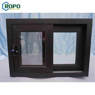 China Screen America Standard Aluminum Frame Folding Glass Sliding Window for sale