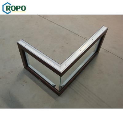 China Folding Screen AWA And WERS Certified Corner PVC UPVC Glass Window for sale