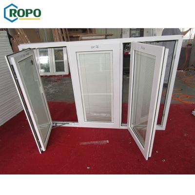 China Folding Screen AWA German Hardware PVC UPVC Casement Window Prices With As2047 for sale