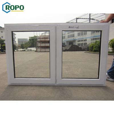 China Standard Glass Folding Screen Australia Gloss UPVC PVC Double Sliding Window for sale