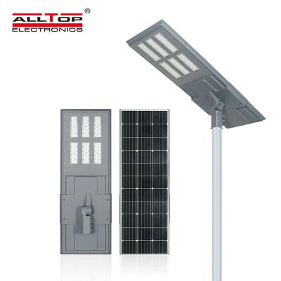 China ALLTOP road high power outdoor waterproof aluminum housing ip65 200w integrated all in one solar led street light for sale