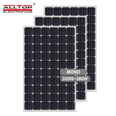 China ALLTOP high efficiency domestic commercial low price 5BB 6BB 9BB 330w 335w 340w 345w 350w for home use solar panel for sale