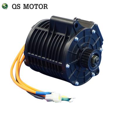 China Mid drive electric scooter/e-bike/e-motorcycle motor QS 138 3kW 72V80KPH with new appearance belt design for sale