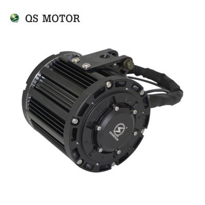 China Mid drive electric scooter/e-bike/e-motorcycle motor QS 138 3kW 70H V1 with 428 sprockets adapter for sale