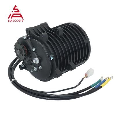 China New Arrival QS138 70H V3 72V 100kmph Electric Scooter/E-bike/E-motorcycle Mid Drive Motor with 1:2.35 Gearbox for Electric ATV Dirtbike Motorcycle for sale