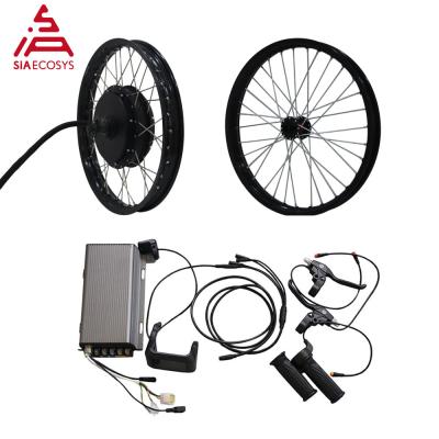 China Electric Bicycle QS 5000W 3kw 205 50H V3 Electric Bicycle Motor Kits With TFT Display for sale