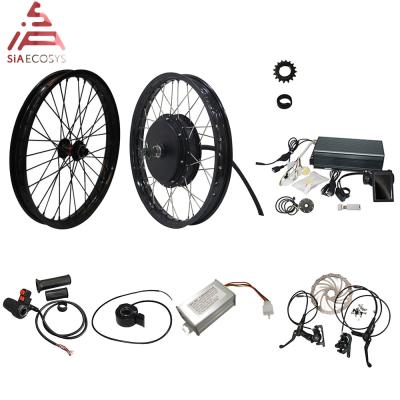 China Electric Bicycle QS 3000W 205 50H V3 E-Bike Hub Motor Conversion Kits With TFT H6 Tachometer for sale