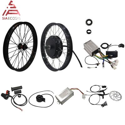 China Electric Bicycle QS/E Motor 205 50H V3 High Power Electric Bicycle Kit Electric Bike Kit / Spoke Hub Motor 3000W Powerful Hub Motor Kit for sale