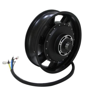 China Electric Scooter 17*4.5inch 12KW - 14KW 273 Water Cooling & Air Cooling BLDC Wheel Hub Electric Motor for sale